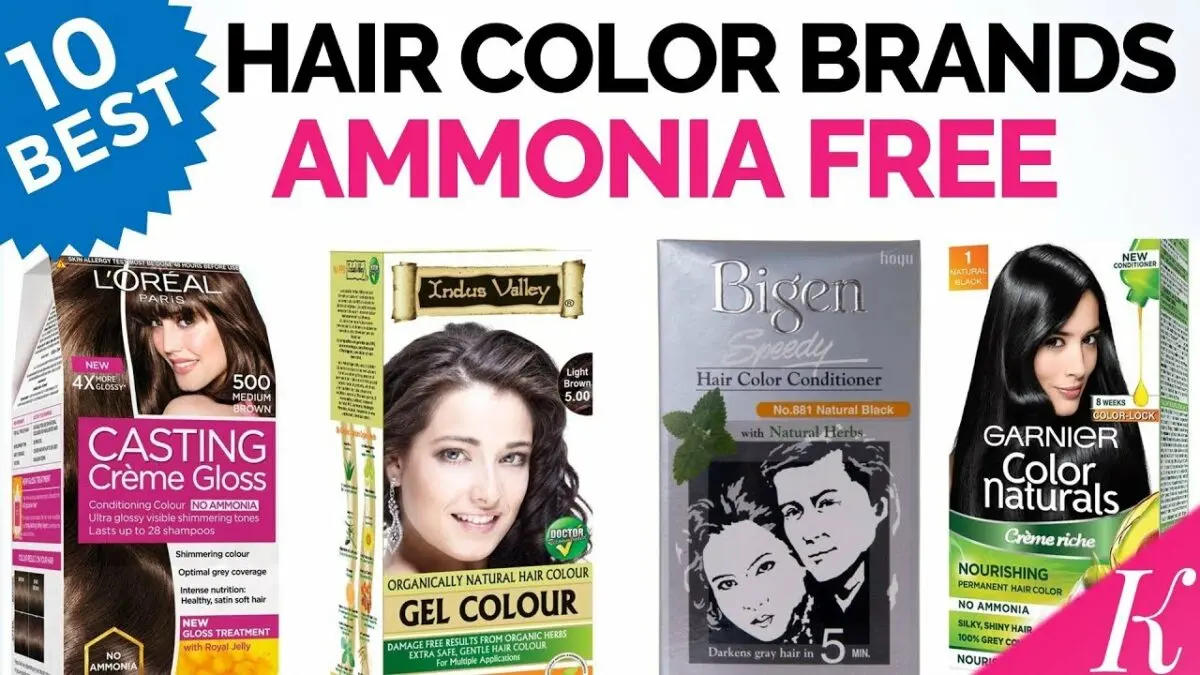 Ammonia-free hair dye: safe dyeing. Video