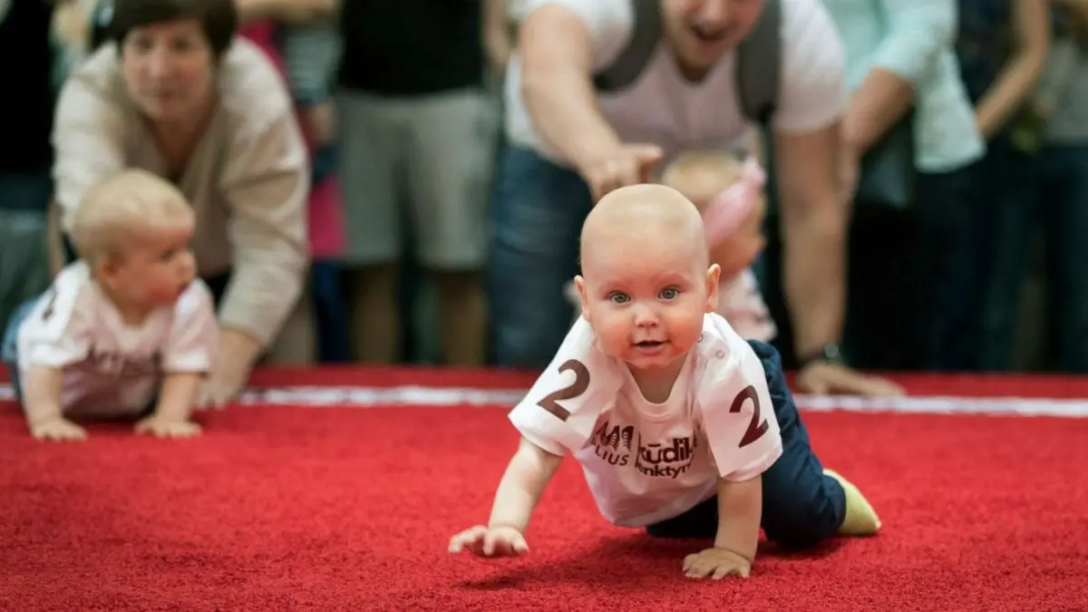 Anniversary Race of Babies was held in Barnaul