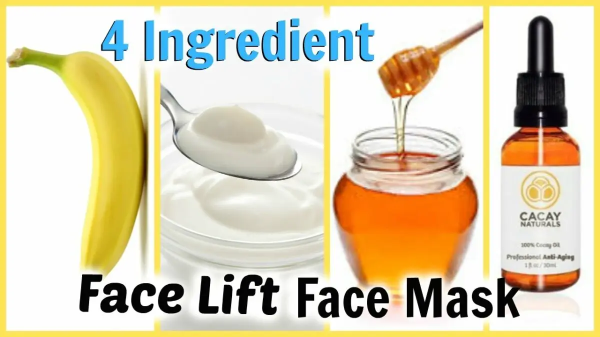 Anti-wrinkle face masks: video recipes