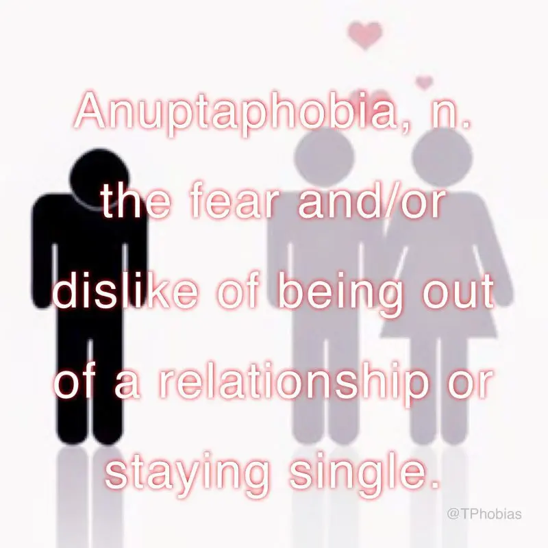 Anuptaphobia