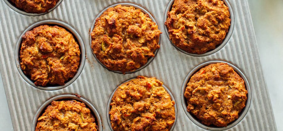 Muffins de maçã e cenoura: receita com foto
