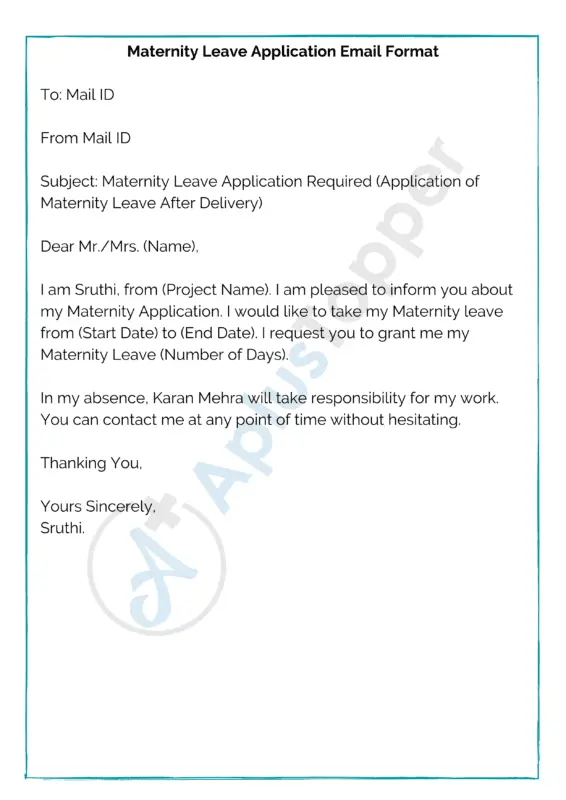 Application for maternity leave: a sample how to write, correctly draw up