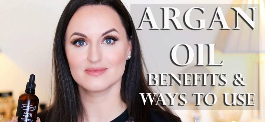 Argan oil for face. Video