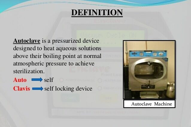 Autoclave: definición, esterilización e uso