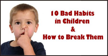 Bad habits we instill in our children