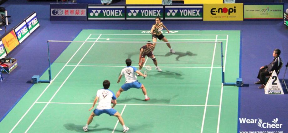 Badminton for two: a great type of recreation and fitness