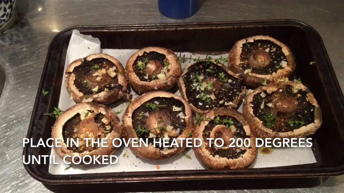 Baked mushrooms in the oven. Video recipe