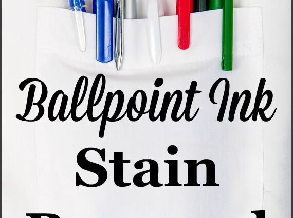 Ballpoint pen stains: how to remove?