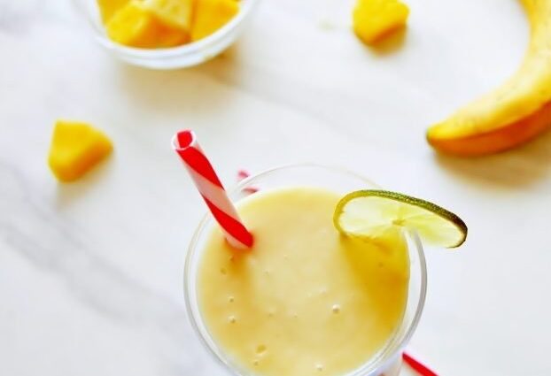 Banana Milkshake: A tropical treat. Video