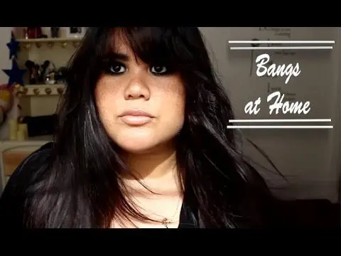 Bangs for a round face. Video