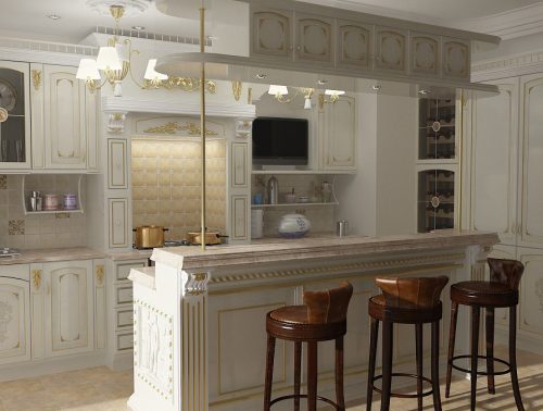 Bar counter instead of a partition: pros and cons