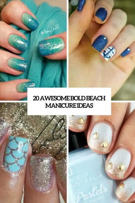 Beach manicure