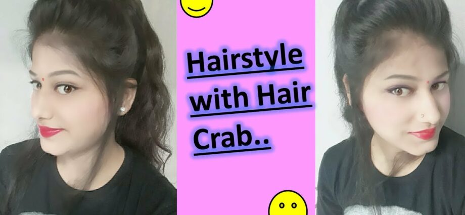 Beautiful hairstyles with hairpins, crabs, comb. Video