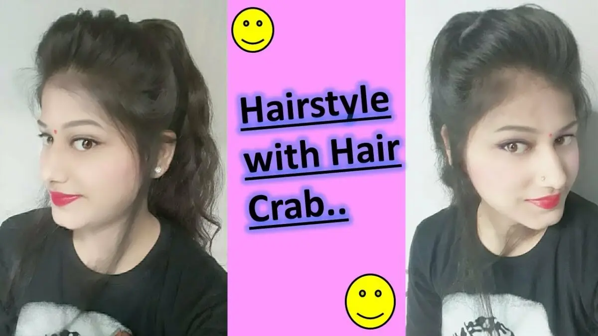 Beautiful hairstyles with hairpins, crabs, comb. Video