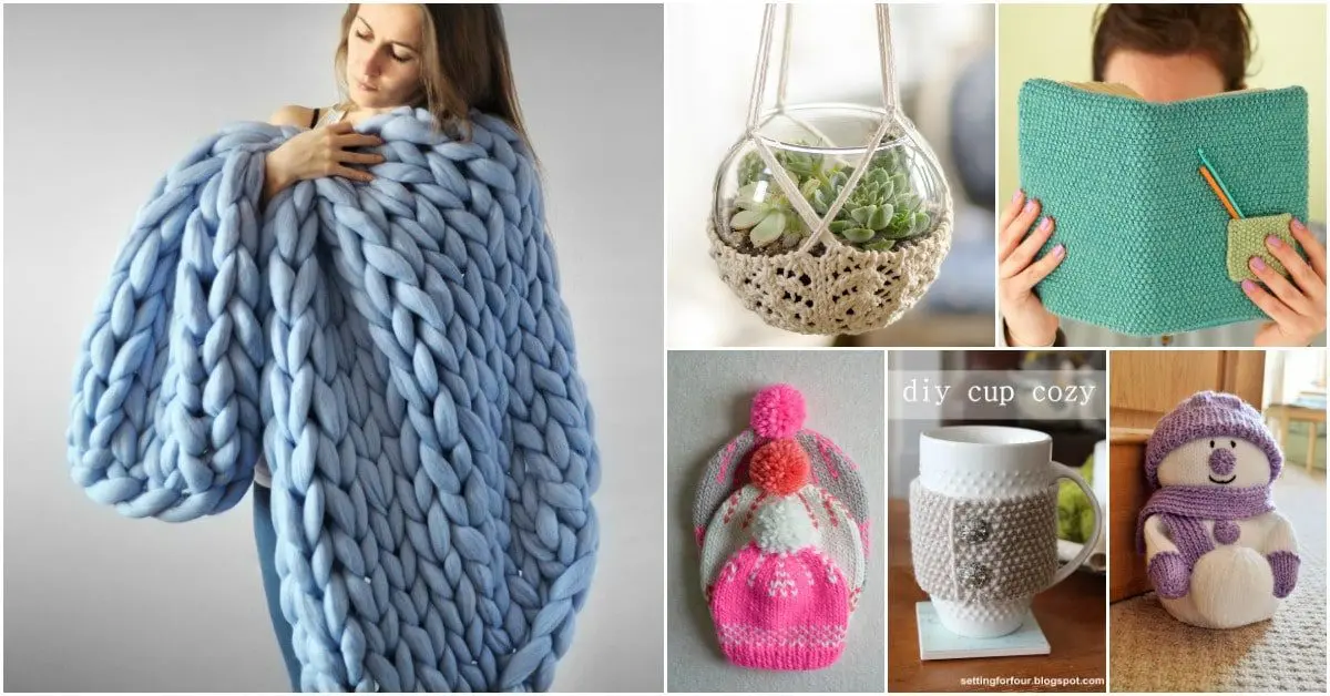 Beautiful knitted things for the home