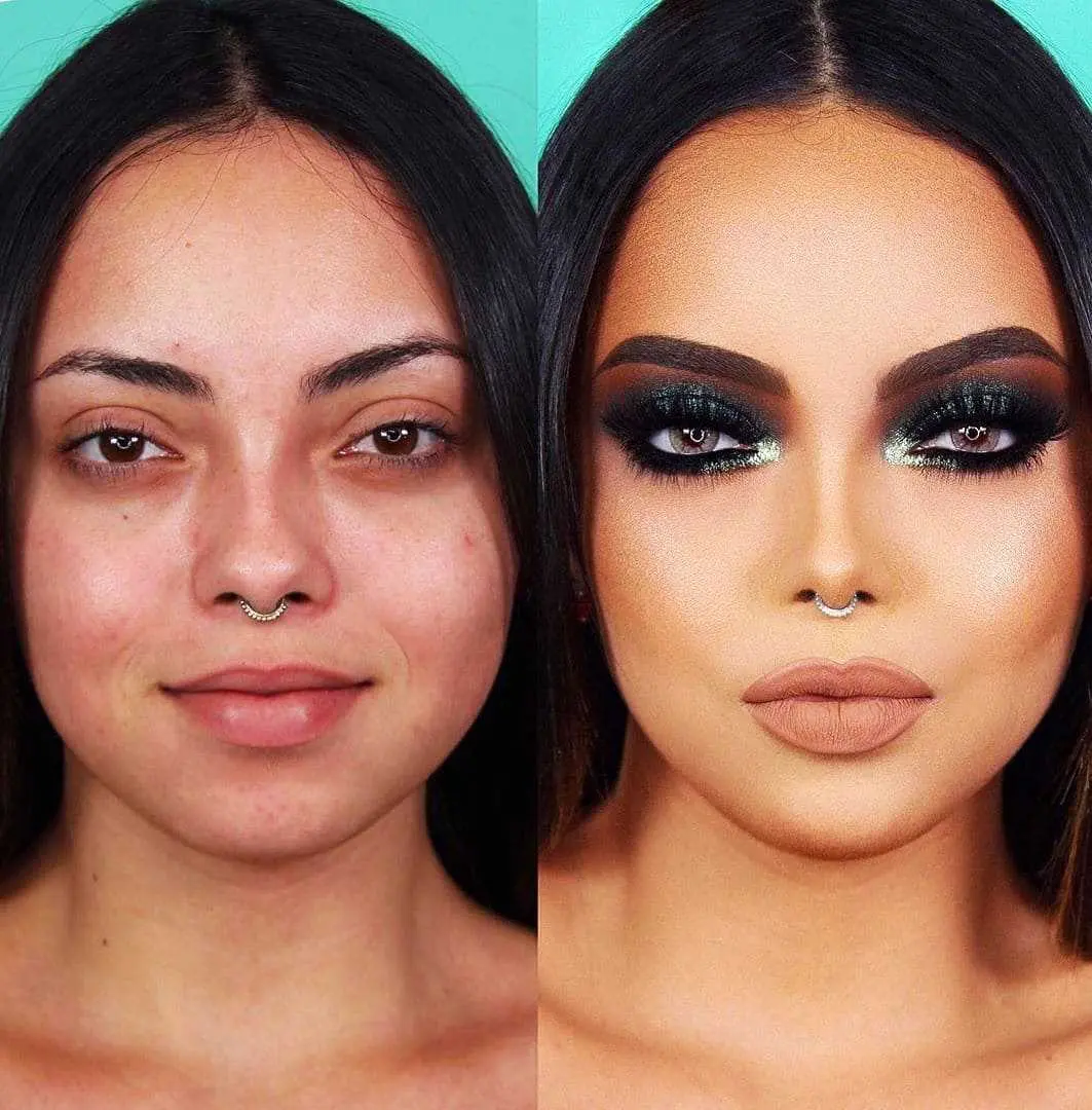 Before and after: how makeup changes the appearance of Asian women