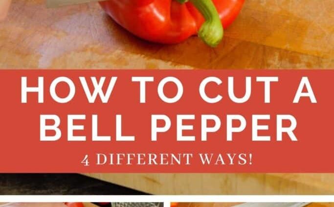 Bell peppers: how to peel quickly