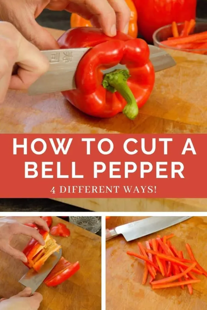 Bell peppers: how to peel quickly