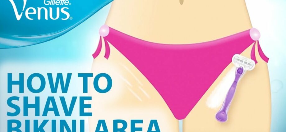 Bikini area: how to shave properly? Video