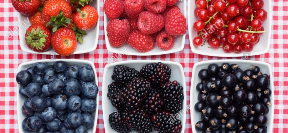 Blueberries, strawberries, blackcurrants: berries that are good for the heart