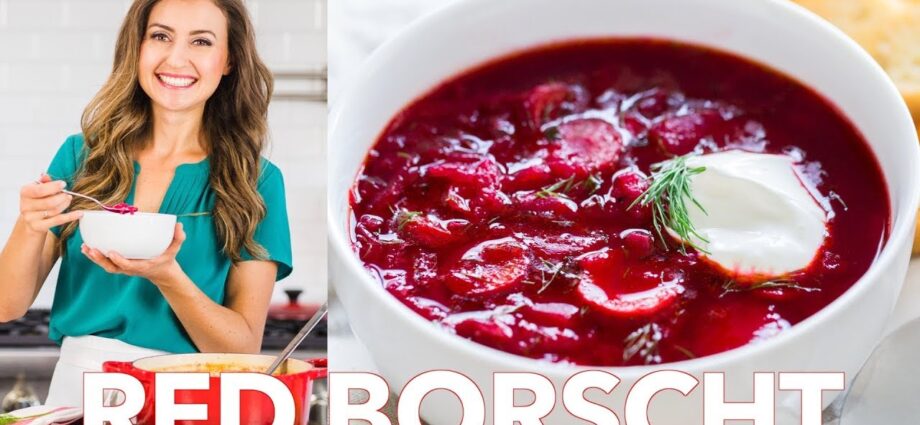 Borscht recipe. Video