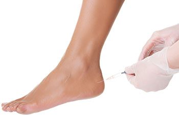 Botox relieves pain in the feet