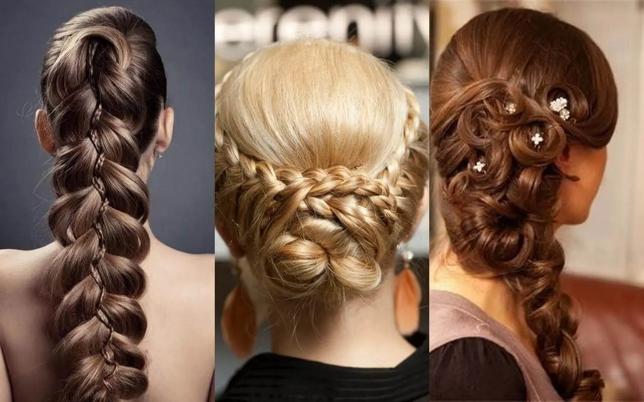 Braid fishtail, spikelet, how to weave: photo video master class