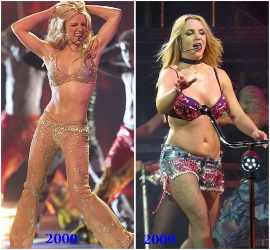 Britney Spears lost 20 kilograms and is now constantly stripping: photo