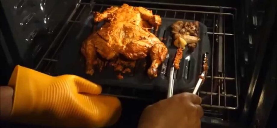 Broiler chicken: how to cook it whole? Video