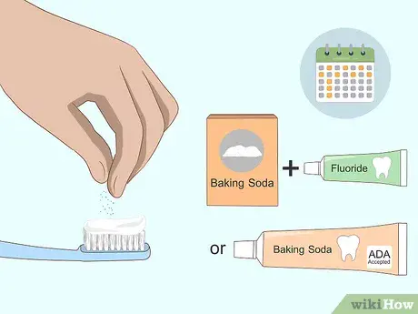 Brush your teeth with baking soda