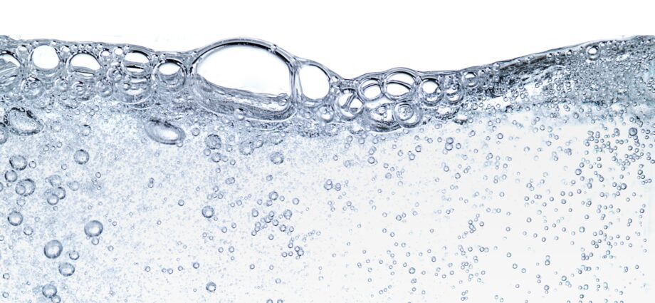 Bubble effect: how to choose healthy water