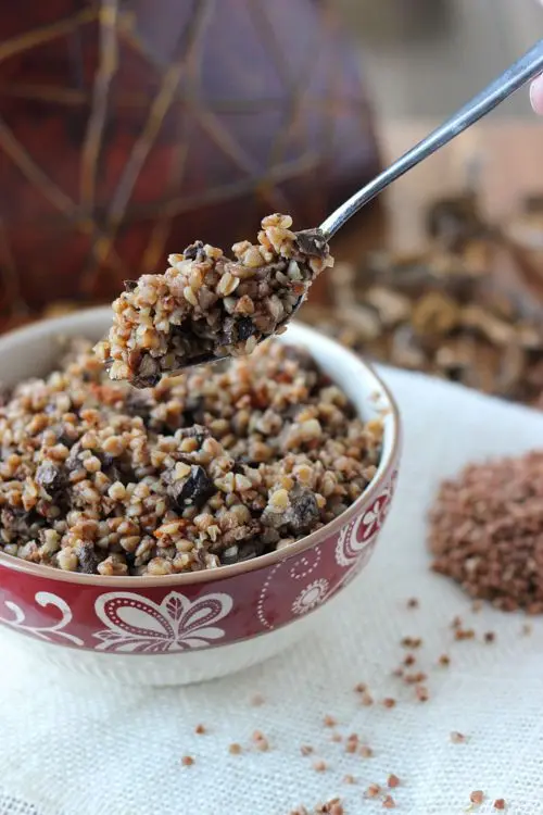 Buckwheat porridge with mushrooms &#8211; the taste of Russian antiquity. Video