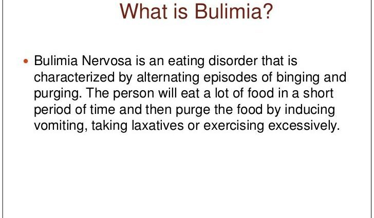 Bulimia, ມັນແມ່ນຫຍັງ?