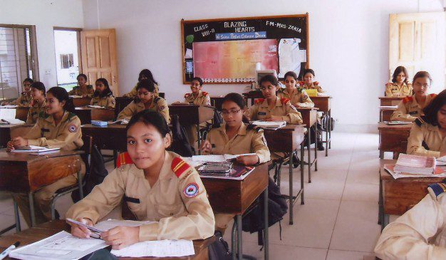 Cadet class in a comprehensive school: what is it, for girls