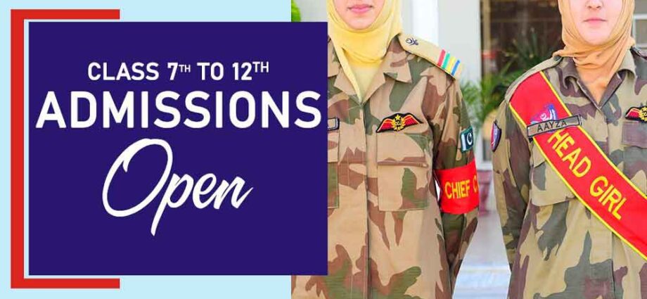 Cadet school for girls: apply after class