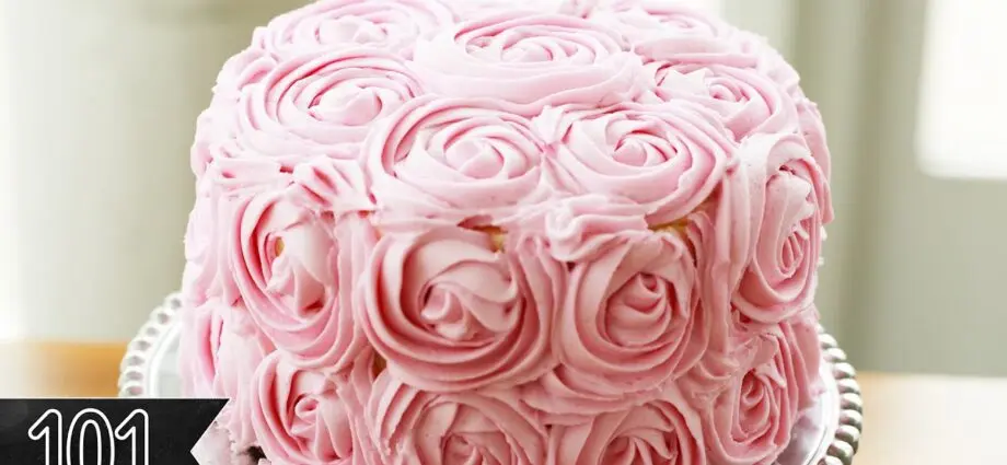 Cake decoration: how to make it beautifully. Video