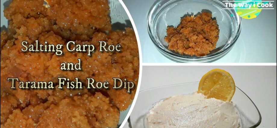 Carp caviar: how to salt? Video recipe