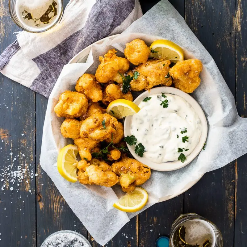 Cauliflower in batter, recipe with photo and video