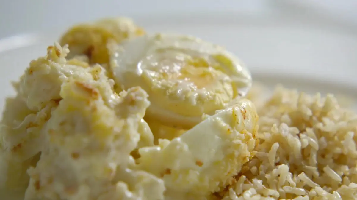 Cauliflower in egg cheese batter. Video recipe