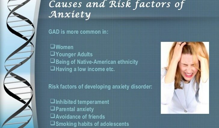 Causas e factores de risco dos trastornos de ansiedade