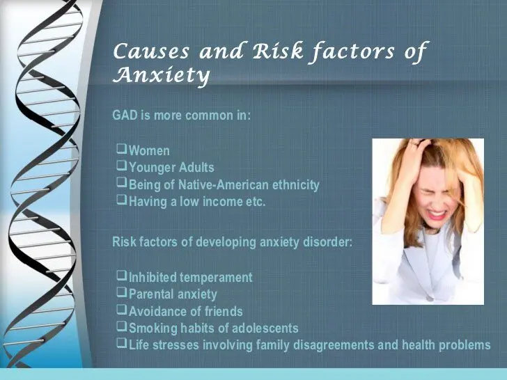 Causes and risk factors of anxiety disorders