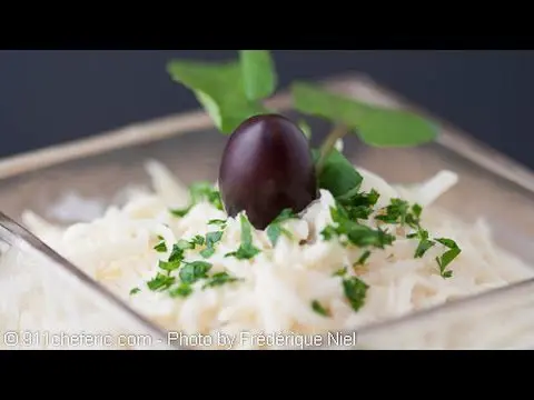 Celery root salad. Video