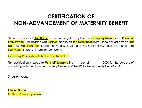 Certificate of non-receipt of childbirth allowance by the father: sample and who needs it