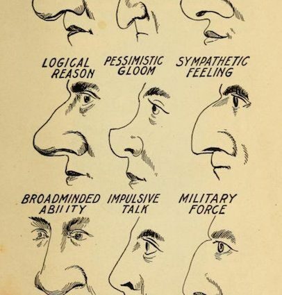 Character on the nose: physiognomy in pictures