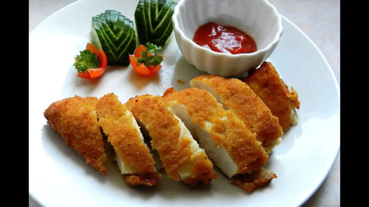 Chicken fillet in batter: video recipe