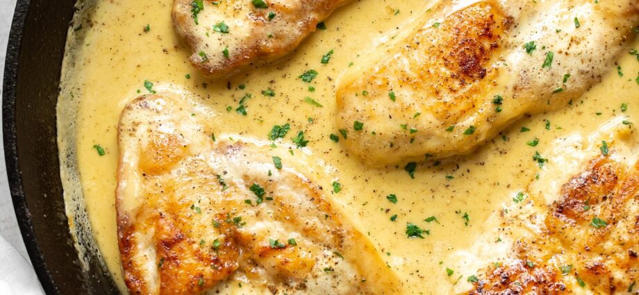 Chicken in honey mustard sauce. Video recipe