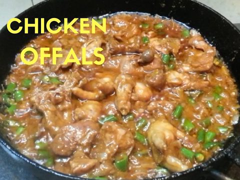 Chicken offal: how to cook chicken liver and heart. Video