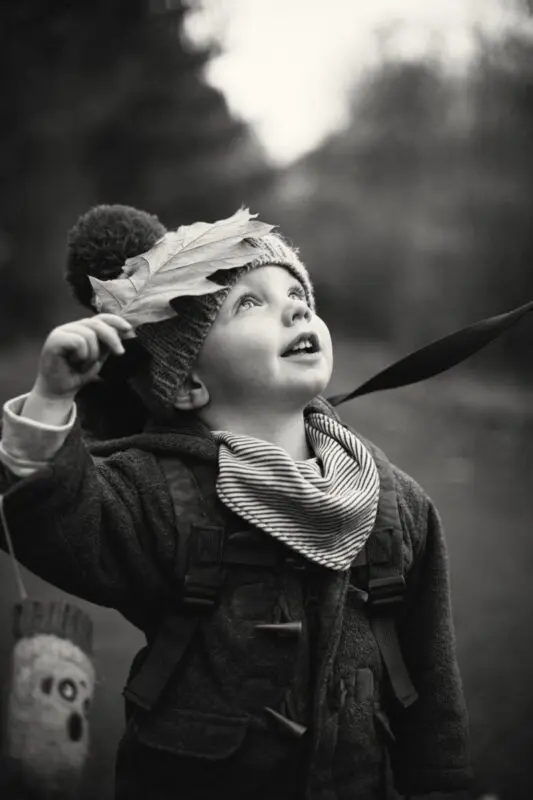 Childhood in black and white photographs