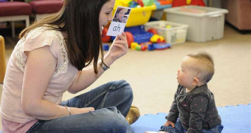 Children with Down syndrome, development, features, training, classes