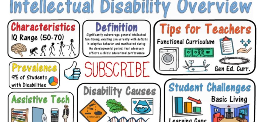 Children with intellectual disabilities: education, development, features